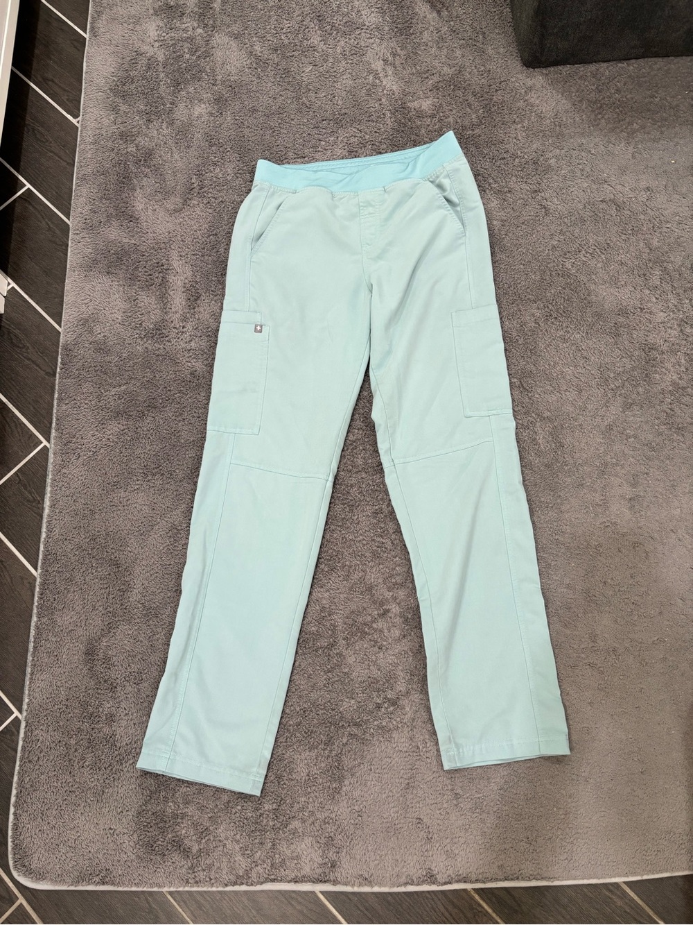 Small FIGS Sea Glass Scrub Pants